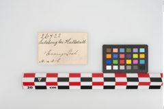 Etikett zu Bronzehenkelattasche (NHMW-PRAE-026722)